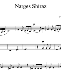 Ноты для струнных - скрипка, альт, виолончель, контрабас. Narges Shiraz.