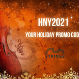 Your personal promo code for arrangements and covers for stringed instruments. Best wishes for the coming New Year!
